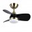 Ventilador Blondi DC Negro-Oro Plegable 107Ø 72w 3aspas Mando Memoria Y Temporizador 208791316