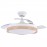 Ventilador Blondi DC Blanco-Haya Plegable 107Ø 72w 3aspas Mando Memoria Y Temporizador 208791368