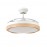 Ventilador Blondi DC Blanco-Haya Plegable 107Ø 72w 3aspas Mando Memoria Y Temporizador 208791368