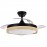 Ventilador Blondi DC Negro-Madera Plegable 107Ø 72w 3aspas Mando Memoria Y Temporizador 208791385