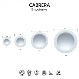 Mantra, Mantra Downlight CABRERA Led 6W - 4000K C0042