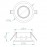 Mantra Empotrable COMFORT GU10 Redondo Blanco C0160