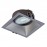 Mantra Empotrable COMFORT GU10 Cuadrado Plata C0163