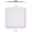 Mantra Downlight SAONA Led Square 24W 4000K C0193