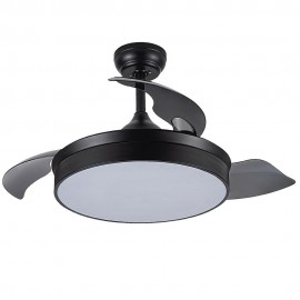Ventilador Cala DC Plegable 109Ø Negro 72w Mando, Memoria y Temporizador 158991402