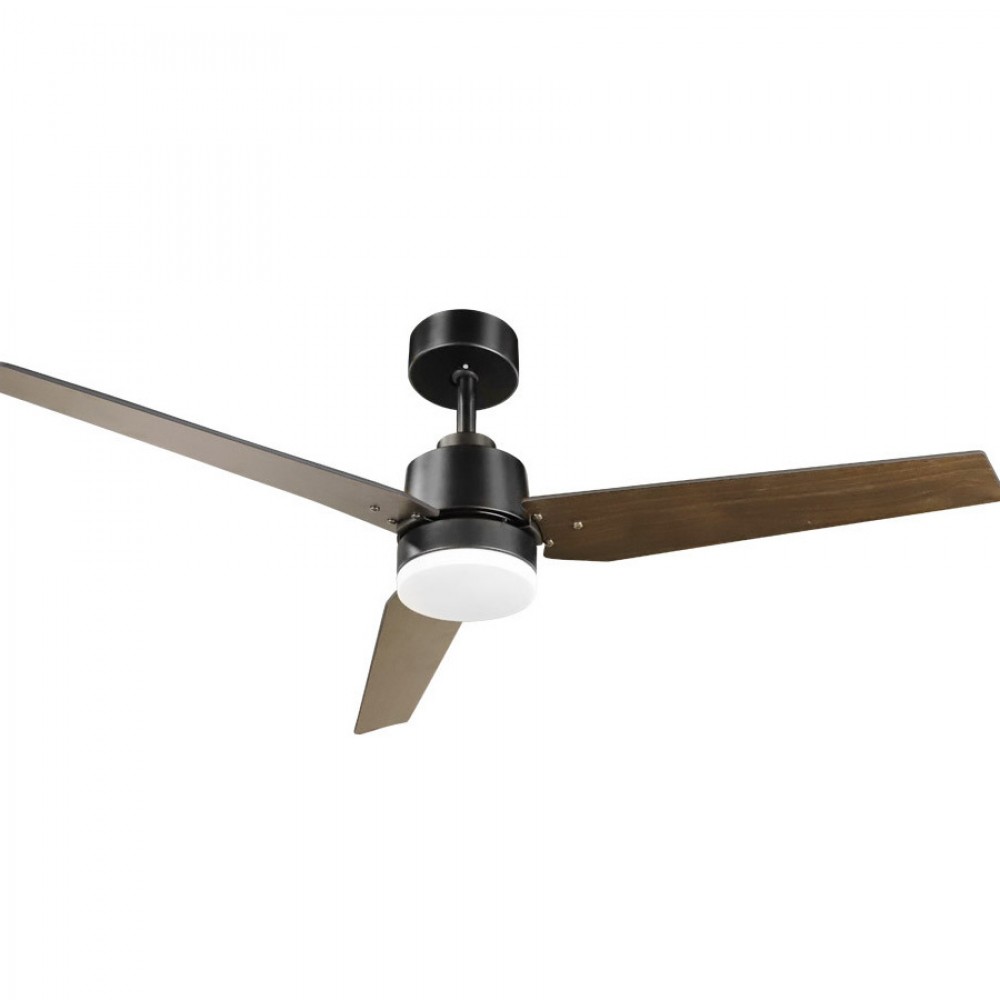 Fabrilamp, Ventilador Captus DC Negro 132Ø 22w 3aspas Mando Regulable Memoria Y Temporizador 212391309