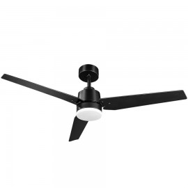 Fabrilamp, Ventilador Captus DC Negro 132Ø 22w 3aspas Mando Regulable Memoria Y Temporizador 212391309