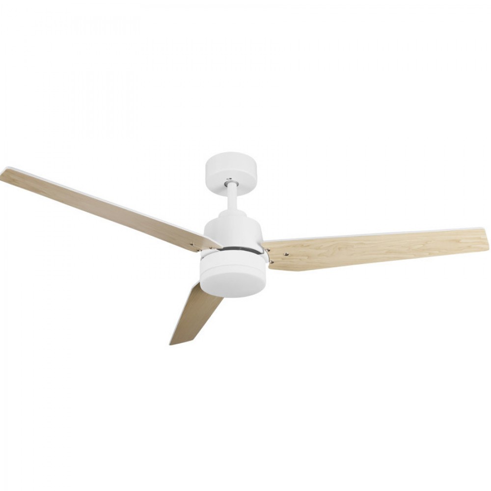 Fabrilamp, Ventilador Captus DC Blanco 132Ø 22w 3aspas Mando Regulable Memoria Y Temporizador 212391368