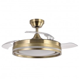 Ventilador Cerrato Dc Cuero Plegable 107Ø 72w 3aspas Mando Memoria Y Temporizador 208691314