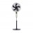 Ventilador Circus Beis-Negro De Pie 43Ø 45w 5Aspas Oscilante Mando y Temporizador 207541015