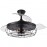 Ventilador Concon DC Negro Plegable 107Ø 5xE27 3 Aspas Mando Y Temporizador 188895309