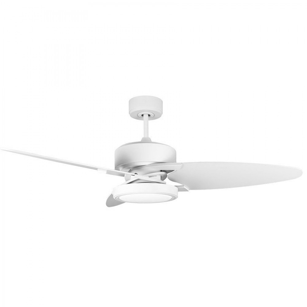 Fabrilamp, Ventilador Cross Dc Blanco 132Ø 30W 3 Aspas Reversibles Mando Memoria Y Temporizador 187391368
