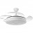 Ventilador Dani DC Blanco Plegable 108Ø Ultrasilencioso 59w Regulable Mando Memoria y Temporizador 165391401