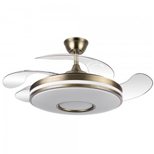 Ventilador Dani DC Plegable Cuero 108Ø Ultrasilencioso 59w Regulable Mando, Memoria y Temporizador 165391414