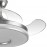 Ventilador Dani DC Plegable Niquel 108Ø Ultrasilencioso 59w Regulable Mando, Memoria y Temporizador 165391420