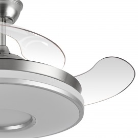 Fabrilamp, Ventilador Dani DC Plegable Niquel 108Ø 72w Mando, Memoria y Temporizador 165391420