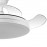 Ventilador ESCORPION DC Plegable Metalico Blanco 4aspas 107Ø Ultrasilencioso 59w Regulable Mando Memoria 214591301