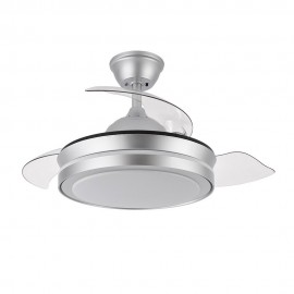 Ventilador Mini Esparta DC Plata Plegable 91Ø 72w Mando Memoria y Temporizador 184799010