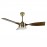 Ventilador Estio DC Cuero-Roble 132Ø 24w 3aspas Mando Regulable Memoria Y Temporizador 212291364