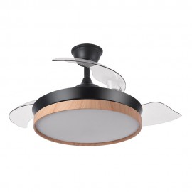 Ventilador Mini Evros DC Negro-Haya Plegable 91Ø 72w Mando Memoria y Temporizador 197099088