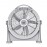 Ventilador Fresco Sobremesa Gris 62Ø 120w Orientable 183871028