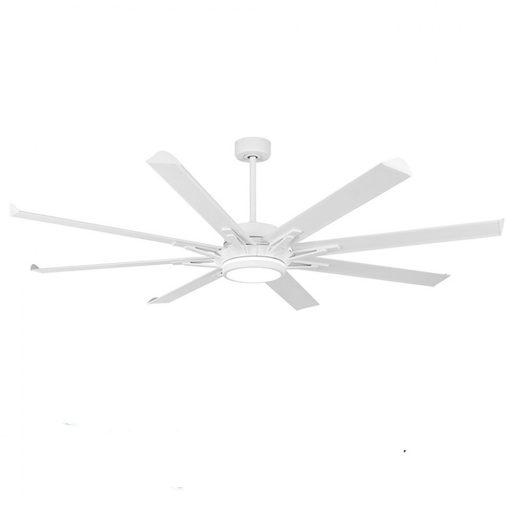Fabrilamp, Ventilador Grado DC Blanco 198Ø 30W+ 15W 8Aspas Mando Memoria Y Temporizador 187791801