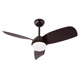Fabrilamp, Ventilador Haur DC Marron 107Ø 24w 3 Aspas Mando Memoria y temporizador 173391302