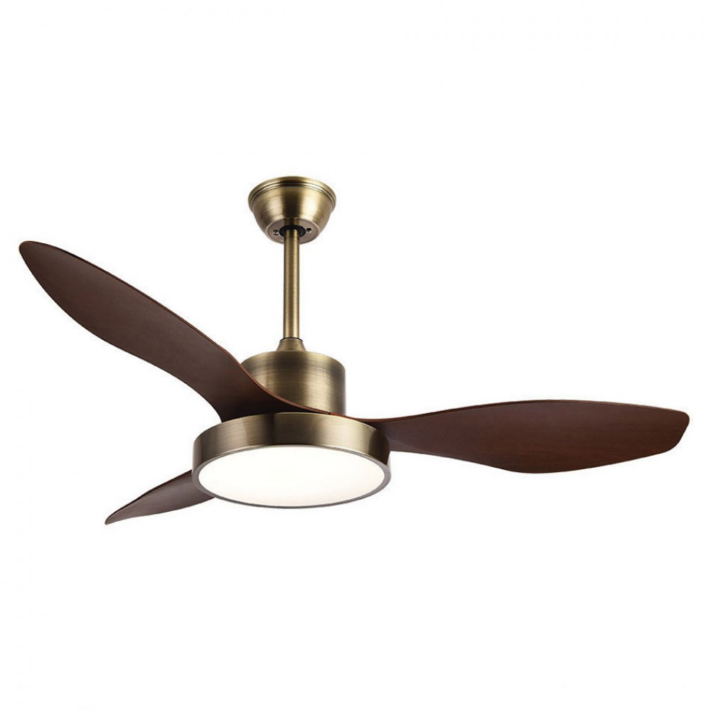 Fabrilamp, Ventilador Hayate DC Cuero-Roble 120Ø 48w 3 Aspas Mando, Memoria Y Temporizador 128591336
