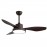 Ventilador Hayate DC Marron 97Ø 24W 3 Aspas Mando Memoria Y Temporizador 128599302