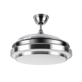 Fabrilamp, Ventilador Ibe Dc Plegable Niquel 108Ø 72w Mando, Memoria y Temporizador 165291403