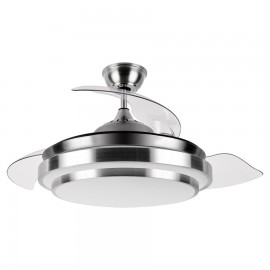 Ventilador Ibe Dc Plegable Niquel 108Ø 72w Mando, Memoria y Temporizador 165291403