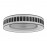Ventilador Ivanna Blanco-Madera Negra 60Ø 72W 5 Aspas Mando Regulable Memoria Y Temporizador 188491509