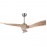 Ventilador Janubi DC Niquel-haya 132Ø 18w 3 Aspas Mando Memoria y temporizador 173491342