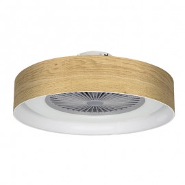 Fabrilamp, Ventilador Jerte Madera Clara 60Ø 72w 5Aspas Mando ,Memoria, Dimable y Temporizador 176891585
