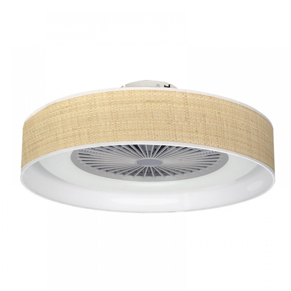 Fabrilamp, Ventilador Jerte Natural 60Ø 72w 5Aspas Mando ,Memoria, Dimable y Temporizador 176891586