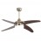 Ventilador Klod DC Cuero-cerezo 117Ø 2xE2718w 6 Aspas Mando y Temporizador 173692436