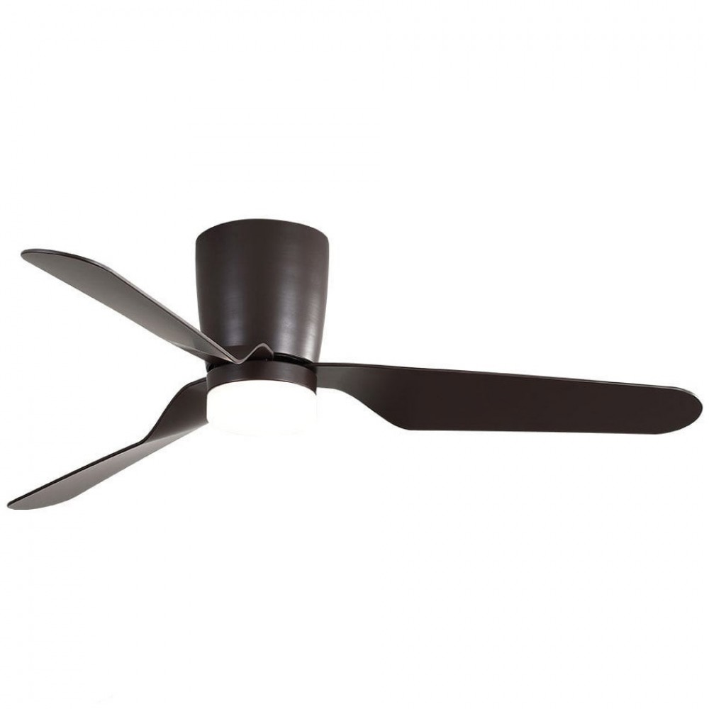 Fabrilamp, Ventilad Kochi DC Marron 132Ø 18w 3 Aspas Marron Mando y Temporizador 129191302