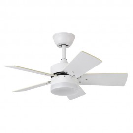 Ventilador Marta DC Blanco 76Ø 36W 5 Aspas Blanco-haya Mando Memoria y Temporizador 175891501