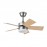 Ventilador Marta DC Niquel 76Ø 36W 5 Aspas Haya-plata Mando Memoria y Temporizador 175891533
