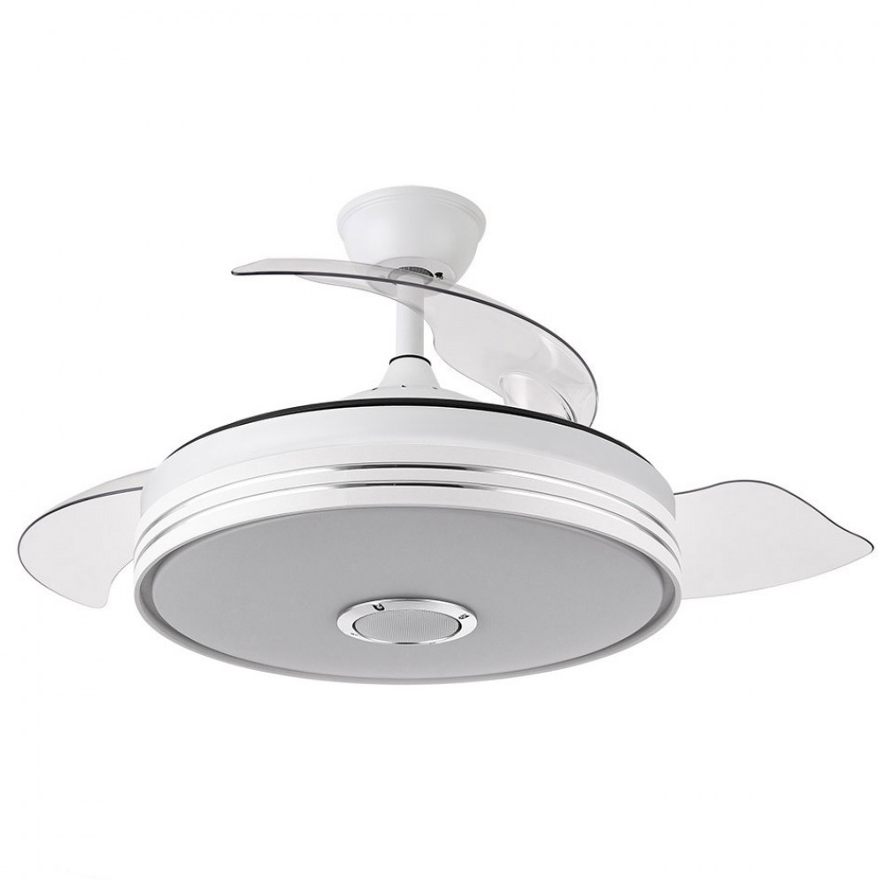 Fabrilamp, Ventilador Matanuska DC Blanco 108Ø 72w Bluethooth Mando Memoria y temporizador 142791401
