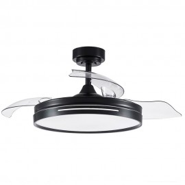 Ventilador Micenas DC Negro Plegable 108Ø 72W Mando Memoria y Temporizador 186091409
