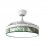 Ventilador Mini Moda DC Blanco-Hoja Verde 91Ø 72w Mando Memoria Y Temporizador 212480101