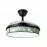 Ventilador Mini Moda DC Negro-Hoja Verde 91Ø 72w Mando Memoria Y Temporizador 212480109