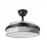 Ventilador Mini Moda DC Negro-Ola Gris 91Ø 72w Mando Memoria Y Temporizador 212480309