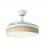 Ventilador Mini Moda DC Blanco-Cañizo Claro 91Ø 72w Mando Memoria Y Temporizador 212480601