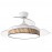 Ventilador Mini Moda DC Blanco-Cañizo Oscuro 91Ø 72w Mando Memoria Y Temporizador 212480701