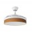 Ventilador Mini Moda DC Blanco-Naranja 91Ø 72w Mando Memoria Y Temporizador 212480901