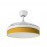 Ventilador Mini Moda DC Blanco-Amarillo 91Ø 72w Mando Memoria Y Temporizador 212481001