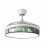 Ventilador Moda DC Blanco-Hoja Verde 108Ø 72w 3aspas Mando Memoria Y Temporizador 212490101
