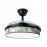 Ventilador Moda DC Negro-Hoja Verde 108Ø 72w 3aspas Mando Memoria Y Temporizador 212490109